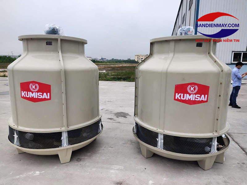 Tháp giảm nhiệt nước Kumisai thiết kế dạng hở